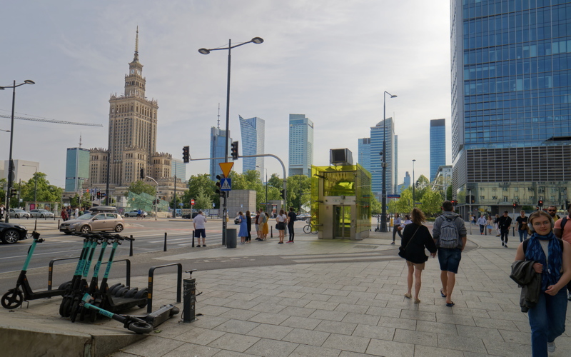 12 - Cityscape of the central business district of Warsaw
